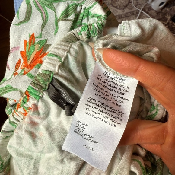 Anthropologie Floral Off the Shoulder Top - Picture 4 of 5